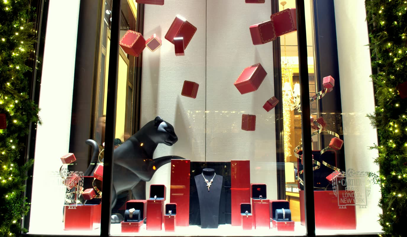 Cartier New York City Windows