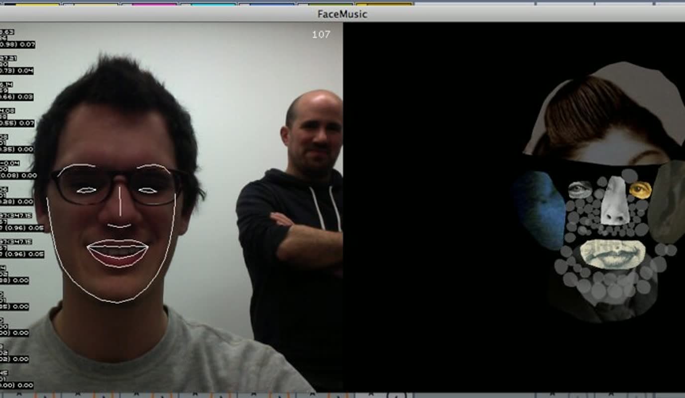 Rdio Face-Controlled Music Interface